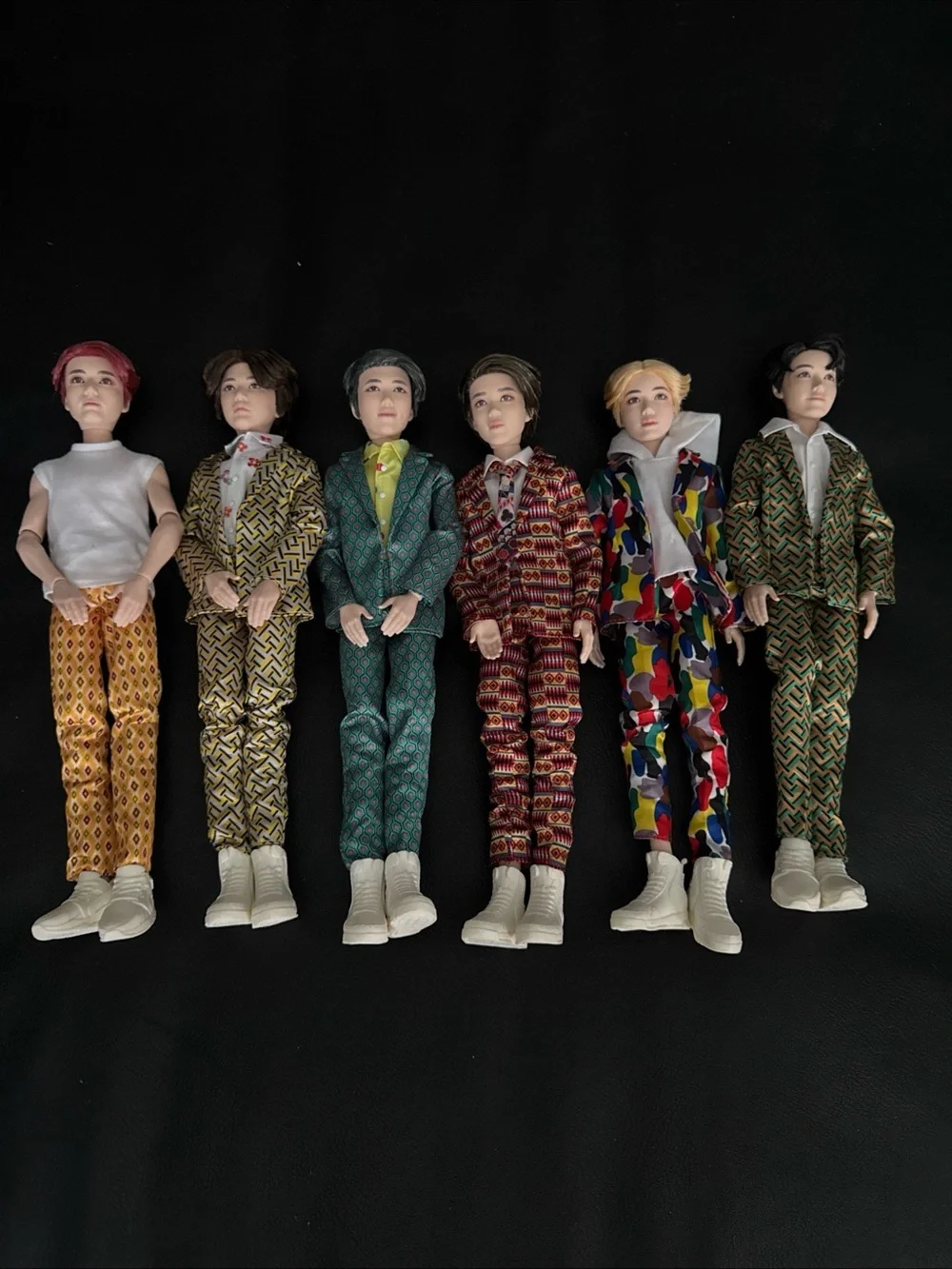 BTS Mattel Dolls IDOL Member K-Pop Collectible Boy Doll Band Figures Set Of 6